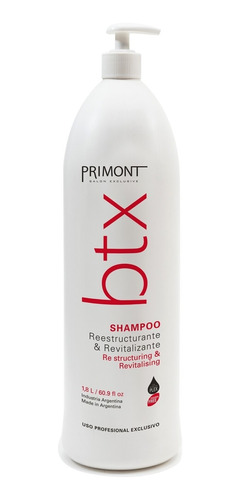 Shampoo Primont Btx 1800ml Profesional