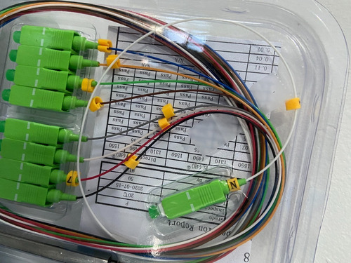 Kit 3 Splitter Plc 1x8 Conectorizado Sc/apc