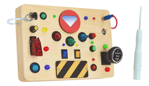 .. Brinquedo Sensorial De Madeira Montessori, Painel De
