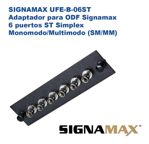 Signamax Ufe-b-06st Adaptador Sm/mm P/odf 6 St Simplex