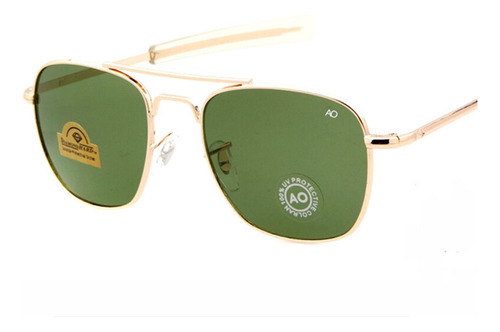 Gafas De Sol Ao Sunglasses Aviator Para Hombre, Cuadradas De
