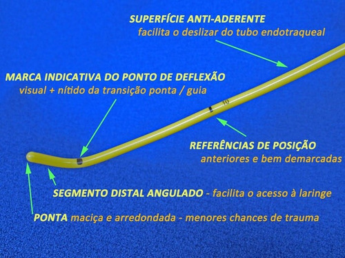 Guia Bougie Medtech Intubação - 6f Pediatrico - Kit 03 Unid.