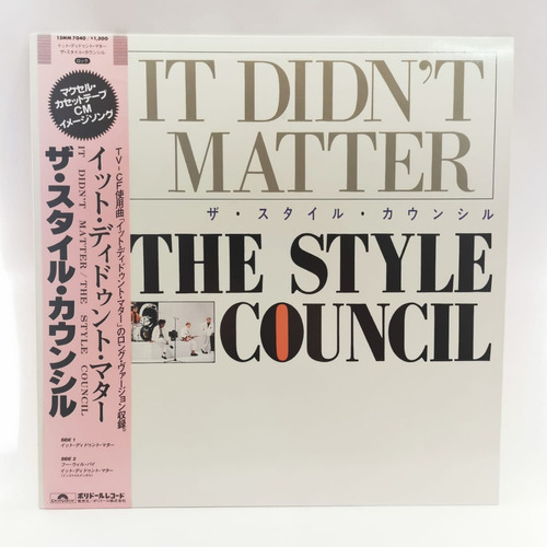 The Style Council It Didn't Matter Vinilo Japones Single 12