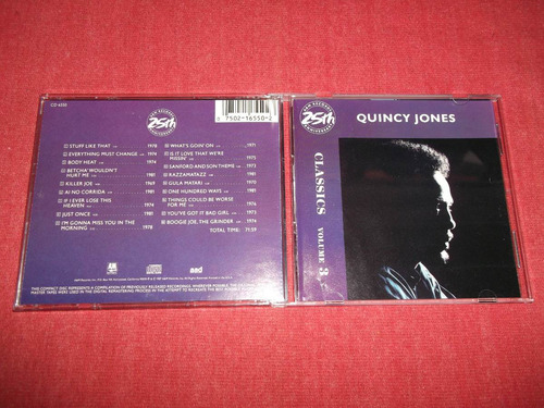 Quincy Jones 25 Anniversary Classics Vol.3 Cd Usa 1991 Mdisk