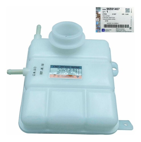 Imagen 3 de 10 de Envase Reservorio Refrigerante Spark 2010 2011 2012 Original