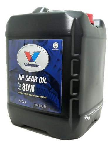 Oleo Para Transmissao Hp Gear Oil Api-gl-4 (sae 80w) - 20 L