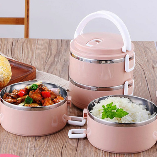 Lunchera Conservadora Vianda Termica Acero 3 Pisos