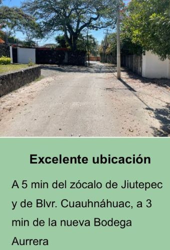 Lote Residencial En Privada A Minutos Del Centro De Jiutepec
