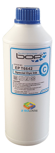 Tinta Premium Compatible De 1 Litro Color Cian