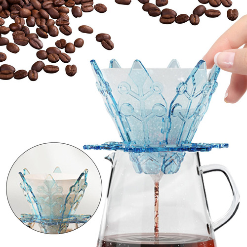 Vierta Sobre Los Filtros De Café Taza De Filtro De Azul