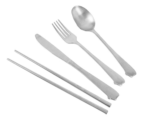 Juego De Cubiertos De Acero Inoxidable, Vajilla, Cuchara Pla