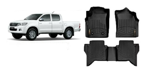 Alfombras Weathertech Toyota Hilux Kavak 2006/2018 4 Puertas