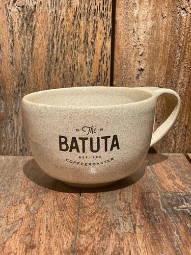 Tazón Café Blanco De Especialidad Barista - Cerámica 340cc