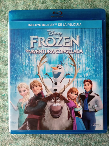 Blu Ray Frozen Una Aventura Congelada. Original. Usada (Usado)