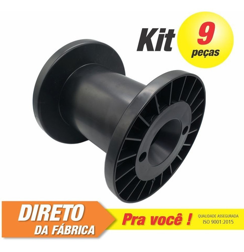 Imagem 1 de 3 de Carretel Abnt Nº05 - Kit C/ 9 Peças