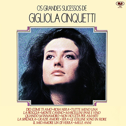 Cd  Os Grandes Sucessos De Gigliola Cinquetti (1983)