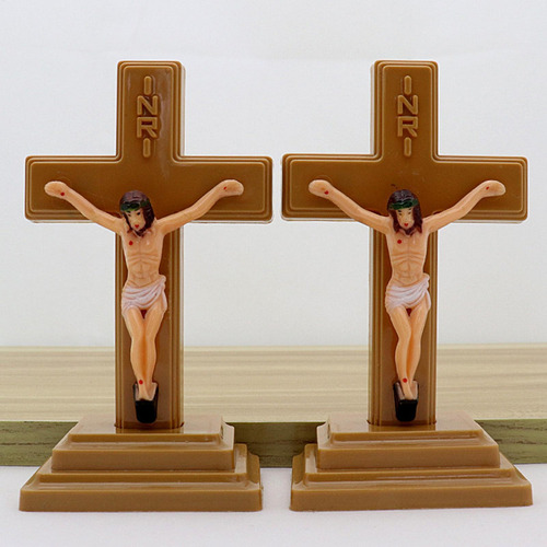 Cruz De Pie Para Mesa Cruces Decorativas Que Brillan En La O