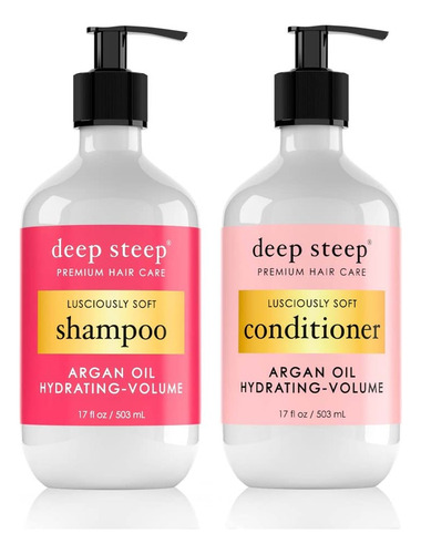 Shampoo E Condicionador Deep Steep Premium Hair Care 300ml