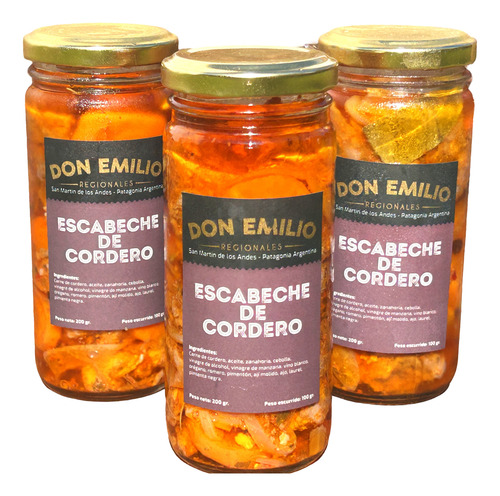 Cordero En Escabeche - Don Emilio Ahumados X200gr