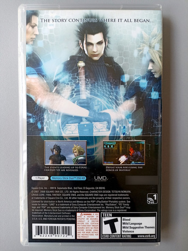 Crisis Core Final Fantasy Vii - Psp - Excelente Estado (Usado)