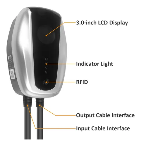 Cargador De Auto Eléctrico Wallbox 7kw 32a Conector Gbt O T2