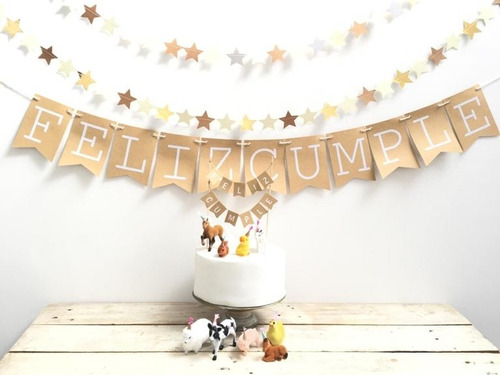 Deco Cake Topper Granja 3 Animalitos De Felpa A Eleccion