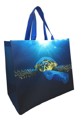 100 Sacola Tnt Laminado Reutilizável - Ecobag Copacabana