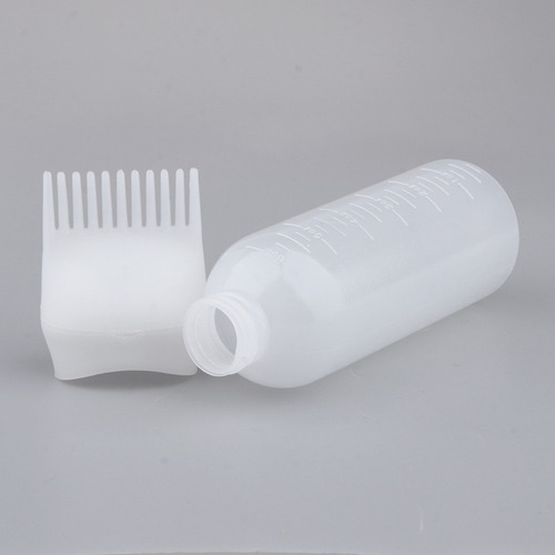 Aplicador De La Botella De Tinte Para El Cabello Blanco