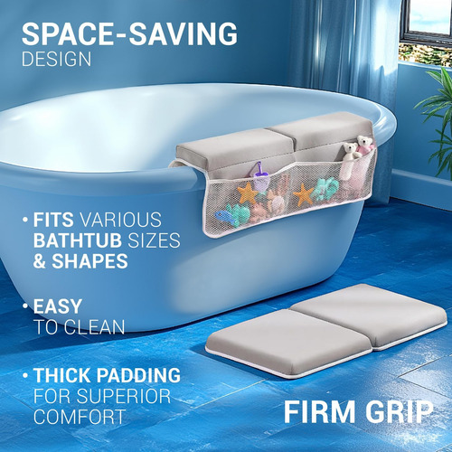Colsen Baby Bath Bath Kneeler Y El Codo Set De Almohadilla D