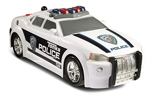 Carro De Policía De Juguete, Color Blanco-negro