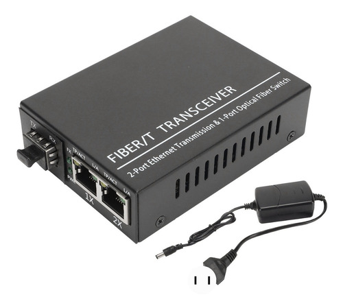 Transceptor De Fibra Con Convertidor De Medios Gigabit Sfp A