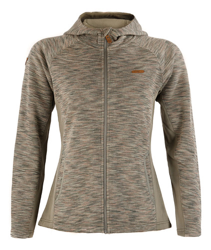 Poleron Mujer Herringbone Blend-pro Hoody Laurel Lippi