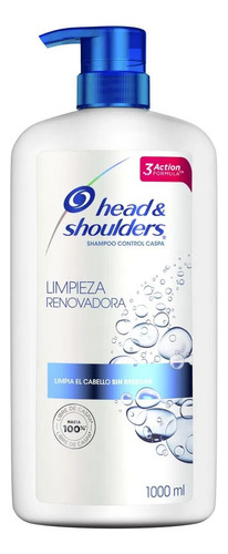  Shampoo Head & Shoulders Limpieza Renovadora Control Caspa 1