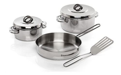 Set Batería Gamuza Master Ware Mini Cheff Acero Inox 18/10