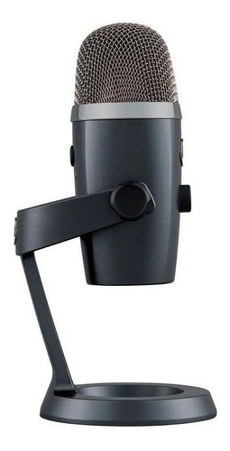 Micrófono Blue Yeti Nano Condensador Omnidireccional color shadow grey