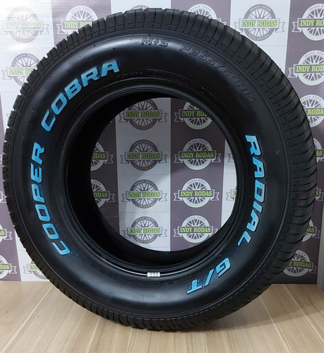 Pneu 215/70 R14 Cooper Cobra Letra Branca Opala Caravan