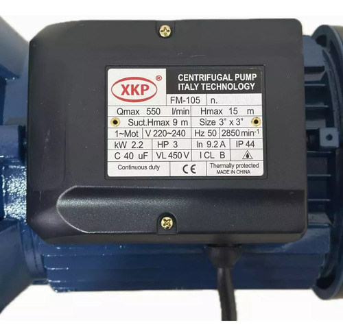 Bomba De Agua Centrifuga Monofasica 3 Pulgadas 3hp
