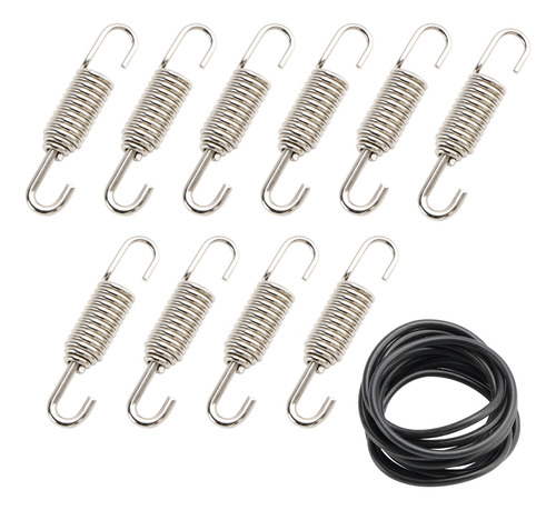 Juego De Muelles De Escape, 10 Unidades, 57 Mm, Giratorios P