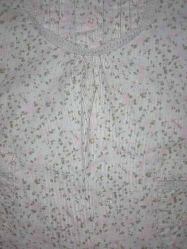 Vestido De Beba De Pana Fina 9 12 Meses Muy Delicado (Usado)