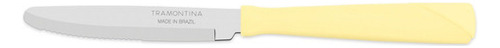 Cuchillo De Postre New Kolor Crema X 12 Unidades Tramontina