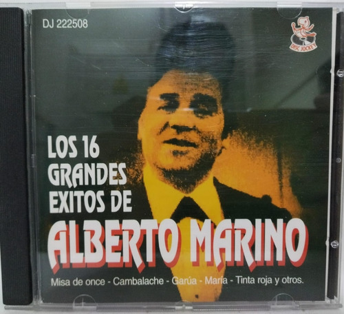 Alberto Marino  Los 16 Grandes Exitos De Alberto Marino Cd