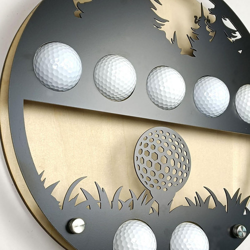Expositor Para Pelotas De Golf, Robusto, Único Y Simple, Cir