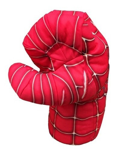 Imagen 2 de 3 de Peluche Puño Spiderman Grande Rojo