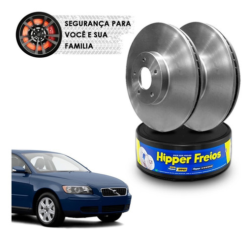 Jogo Disco De Freio Volvo S40 2.5 05/12 Dianteiro Ventilado