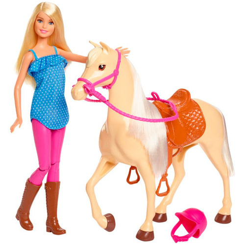 Barbie Sisters & Pets Caballo Básico Con Muñeca (gs)