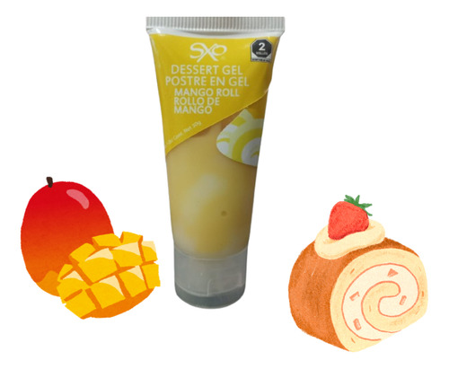 Lubricante Mango Postre Comestible & Sensibilizante Chicle Rollo De Mango / Chicle