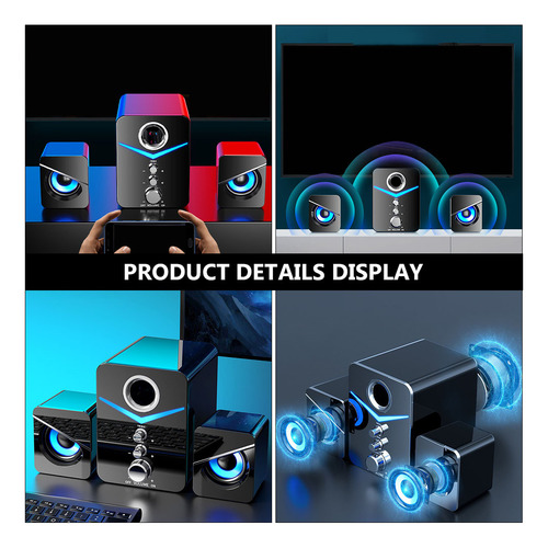 Altavoz De Computadora Usb De 3 Piezas Altavoz De Computador