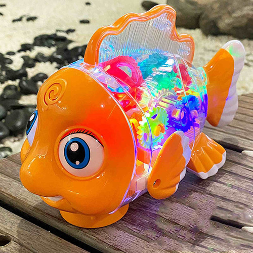 Equipamento Elétrico Transparente Em Forma De Peixe Fofo,