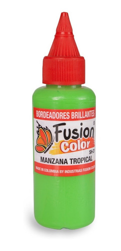 6 Bordeadores Brillantes X 60 Cc Fusion Color 