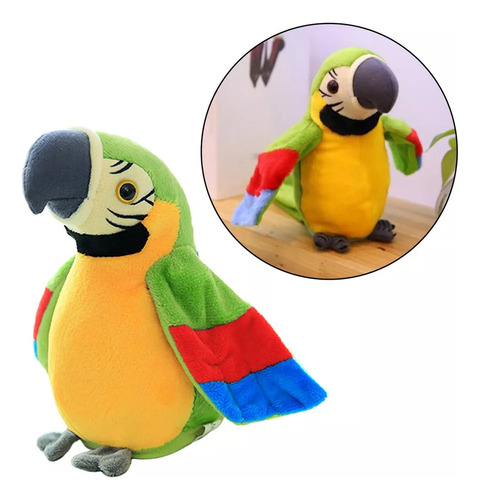 2 Robot Loro Repite Habla Baila Pajaro Parlanchin Ave Cactus